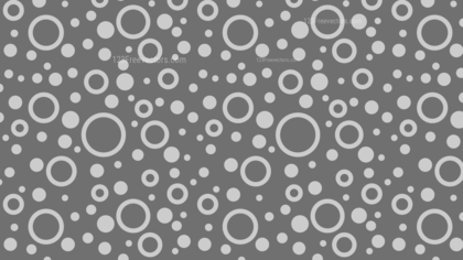 Grey Seamless Circle Pattern Background Vector Image