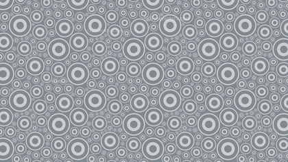 Grey Seamless Circle Pattern Background