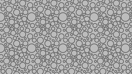 Grey Seamless Circle Background Pattern Graphic
