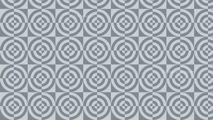 Grey Seamless Quarter Circles Pattern