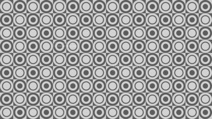Grey Seamless Circle Pattern