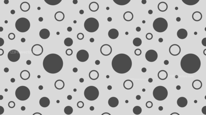 Grey Seamless Geometric Circle Pattern