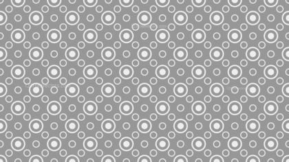 Grey Circle Pattern Background