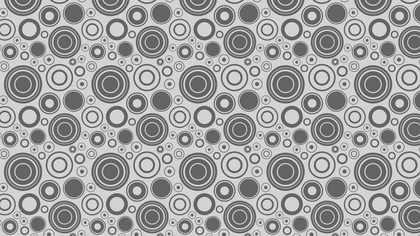 Grey Random Circles Background Pattern Illustrator