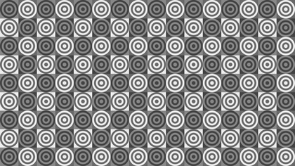 Grey Concentric Circles Background Pattern
