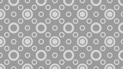 Grey Seamless Geometric Circle Pattern Background