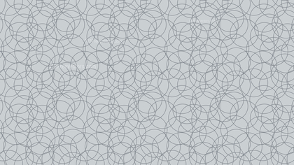 Light Grey Seamless Overlapping Circles Pattern Background