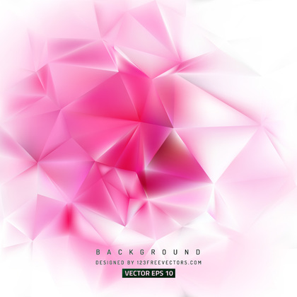 Light Pink Polygon Triangle Background