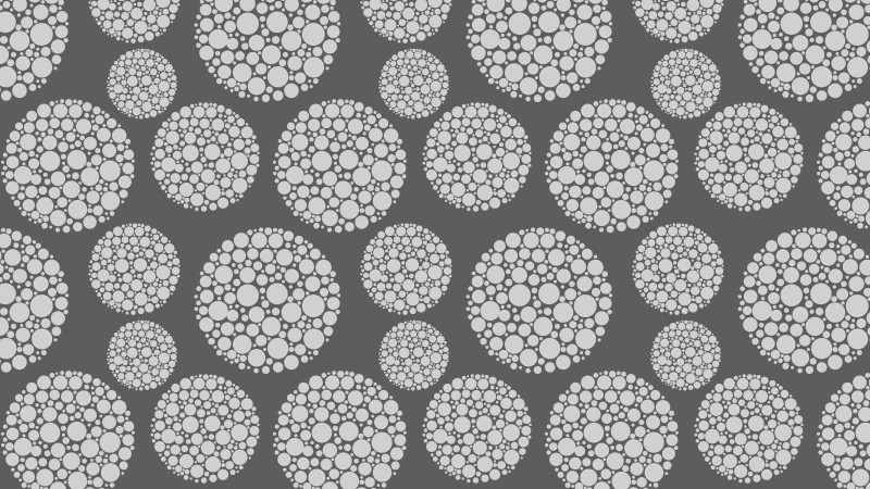 Grey Seamless Dotted Circles Background Pattern
