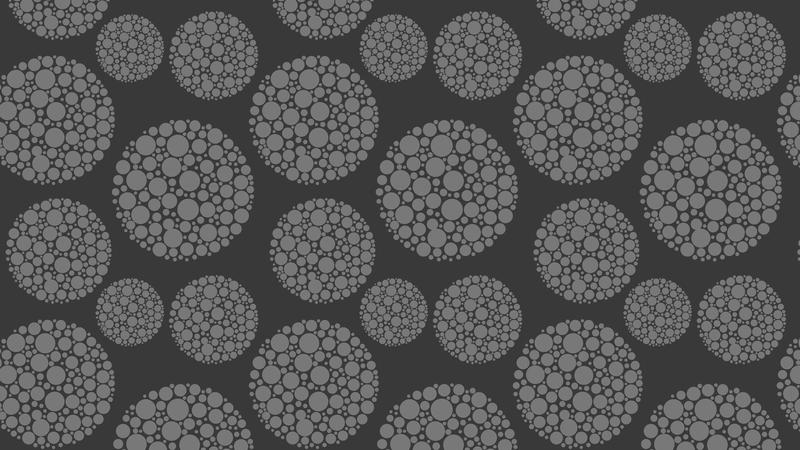 Dark Grey Dotted Circles Pattern Background Vector Graphic