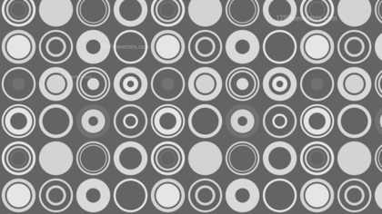 Grey Geometric Circle Pattern Background