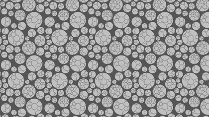 Grey Geometric Circle Pattern Vector Art