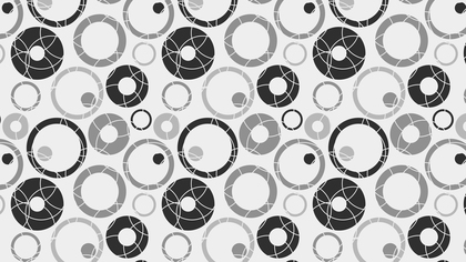 Grey Seamless Circle Pattern Background Image