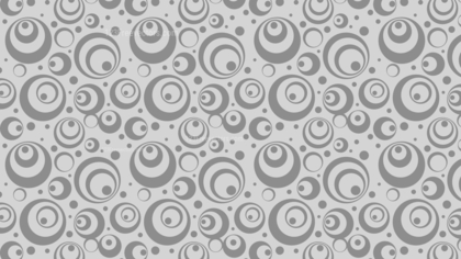 Grey Seamless Circle Background Pattern Vector Graphic
