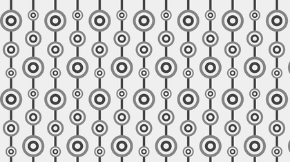 Grey Seamless Circle Pattern Background Vector Illustration