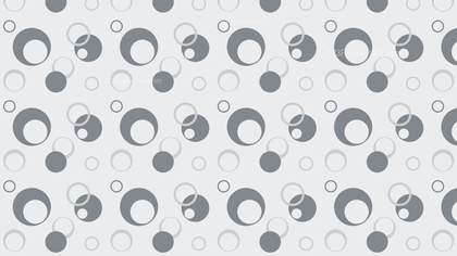 Grey Seamless Geometric Circle Background Pattern Illustration