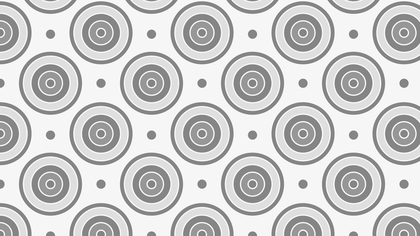 Grey Concentric Circles Pattern Background