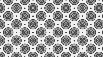 Grey Concentric Circles Pattern Background Illustration