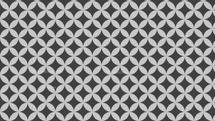 Grey Overlapping Circles Pattern Background Illustration