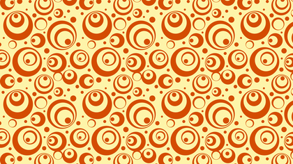 Orange Circle Background Pattern