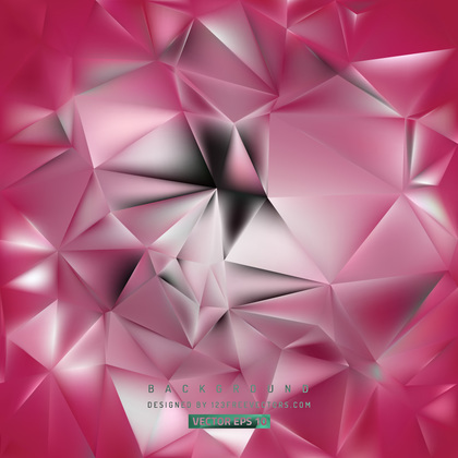Abstract Pink Low Poly Background