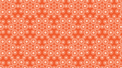 Orange Circle Background Pattern Vector Graphic