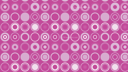 Pink Circle Pattern Background Vector Illustration