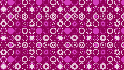 Pink Circle Background Pattern Vector