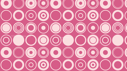 Pink Geometric Circle Pattern Background Graphic