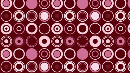 Pink Seamless Circle Pattern Design
