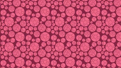 Pink Circle Background Pattern