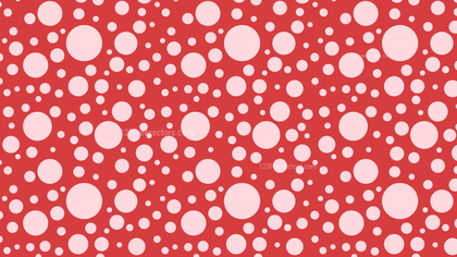 Pink Scattered Dots Pattern Vector