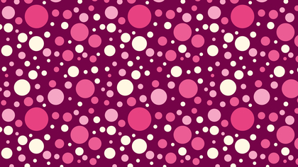 Pink Random Scattered Dots Pattern Vector Art