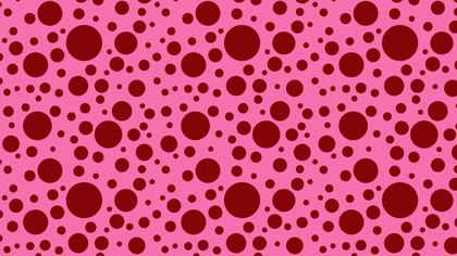 Pink Seamless Random Dots pattern Graphic