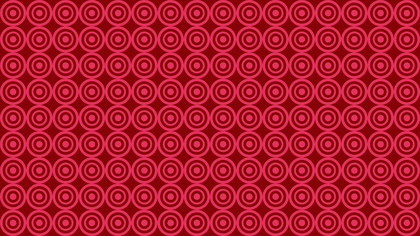 Folly Pink Seamless Concentric Circles Pattern