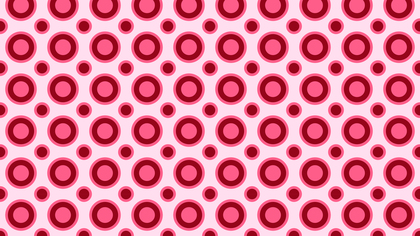 Pink Circle Pattern Graphic
