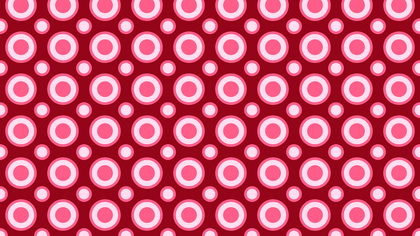 Pink Circle Pattern Background Illustration