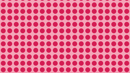 Pink Seamless Circle Pattern Illustrator