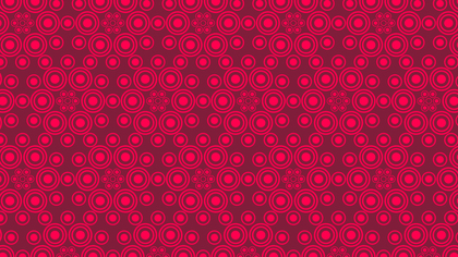 Pink Seamless Circle Pattern Background Vector Illustration