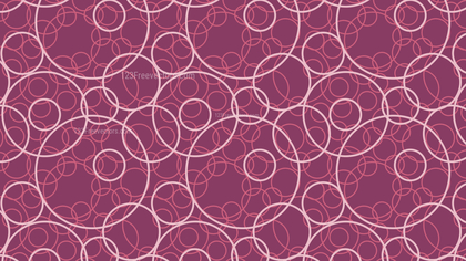 Pink Overlapping Circles Pattern