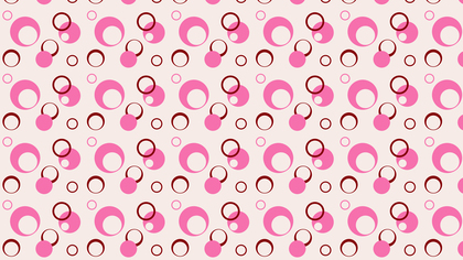 Pink Geometric Circle Pattern