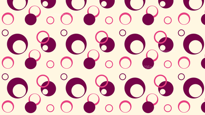 Pink Geometric Circle Pattern Background