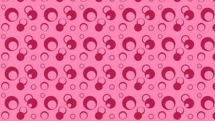 Pink Seamless Circle Pattern