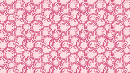 Pink Seamless Circle Background Pattern