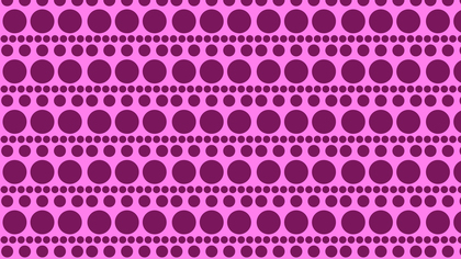 Fuchsia Seamless Geometric Circle Background Pattern