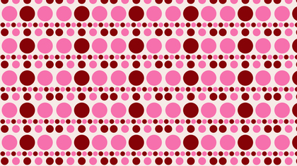 Pink Circle Pattern Vector Graphic