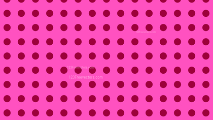 Rose Pink Geometric Circle Pattern Background Vector