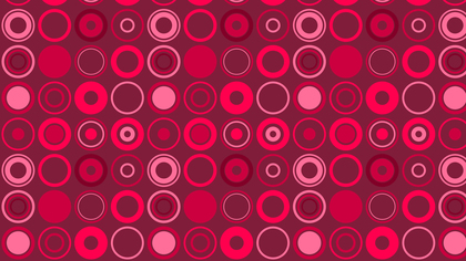 Pink Geometric Circle Background Pattern Vector Art