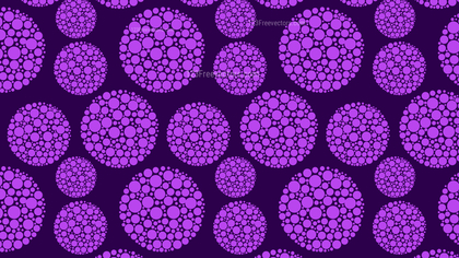 Purple Dotted Circles Pattern Vector Image