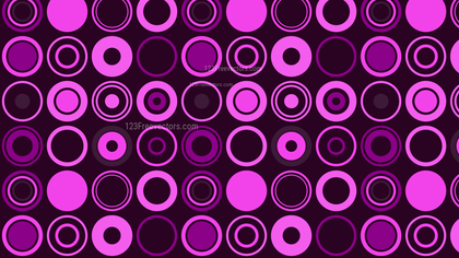Purple Seamless Geometric Circle Pattern Image